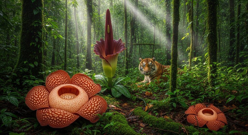 The history of Rafflesia arnoldii is even more dramatic, rooted in the era of British colonial exploration. It was first documented in 1818 during an expedition led by Sir Stamford Raffles